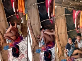 A couple from India has sex while being observed by a voyeuristic camera