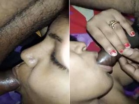 Desi bhabhi gives a blowjob and gets fucked in exclusive video
