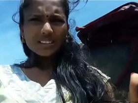 An Indian woman has sex with her secret partner in public