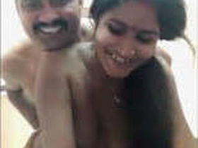 Four videos of a horny couple indulging in Desi romance and sex