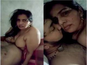 Desi amateur bhabhi rides on a big dick and gets penis disposal