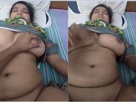 Desi girlfriend with big boobs gets pounded hard by lover