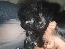 A mischievous Indian woman performs a passionate oral sex act on her partner