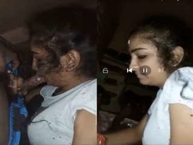 Telugu amateur girl gives a blowjob