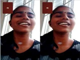 Shy Indian girl reveals her breasts in part 3