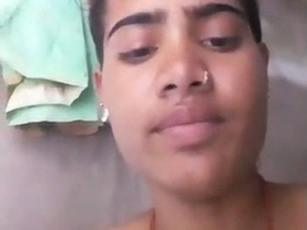 Bathroom fun with a village girl