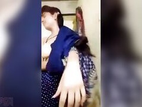 Muslim Desi woman shows off her body to her partner