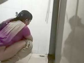 Indian teenager gets angry and pees in the shower
