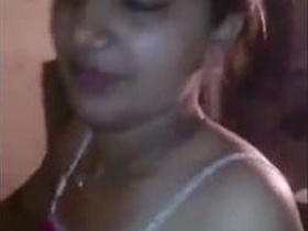 Beautiful girl and her partner in a steamy video