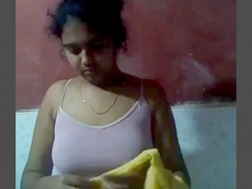 A village girl from India gets her body toned
