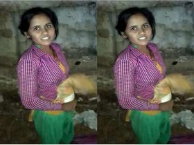 Desi couple's steamy sex and romantic moments in village