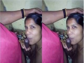 Indian couple's passionate love making in the countryside