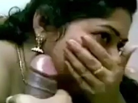 South Indian woman gives a hot blowjob