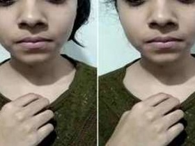 This Indian girl is confident in her beauty and flaunts her breasts with ease