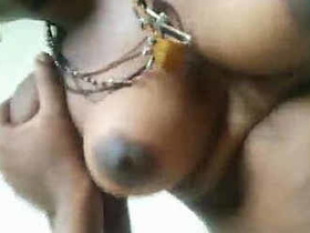 Tamil maid with huge boobs gets naughty in a clear audio session