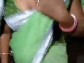 Desi village babe with big tits gets oiled up for massage