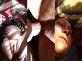 Chubby Indian woman enjoys missionary sex in a video