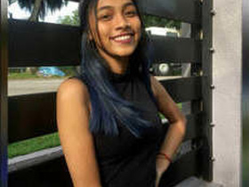 Black girl gets down and dirty in this steamy video