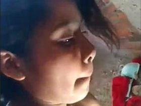 A dog gets doggy style in the great outdoors