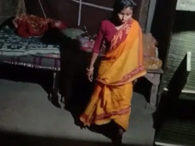 Old father and bhabi have steamy sex in village home