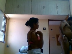 Boss and his wife indulge in hotel sex with Tamil couple
