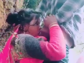 Desi bhabi gets fucked outdoors by her husband