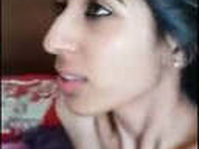 Desi girl gives a blowjob to her friend in India