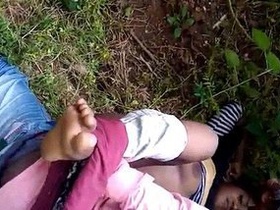 Local sex video featuring outdoor Dehati couple
