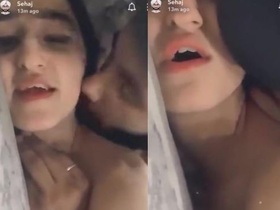 Indian babe moans with pleasure while having sex with black partner