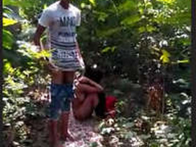 Village neighbor catches a guy getting it on outdoors