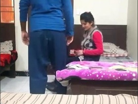 Indian bhabhi seduces her friend's uncle while he is at work
