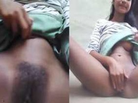 Desi beauty gets naked and masturbates in XXX way