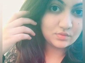 Stunning girl displays her body and cries out in pleasure