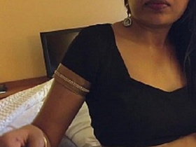 Indian couple enjoys a steamy honeymoon sex on hotel bed