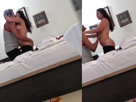 A steamy video of a friend wife and lover engaging in romance and pussy licking