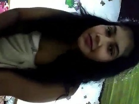 Cute Desi girl pleasures herself with her fingers