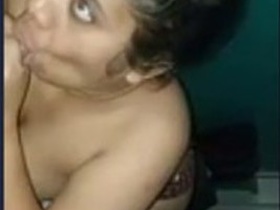 Mature Bhabi gives a blowjob and rides her partner