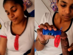 Cute teen gets down and dirty with her cousin