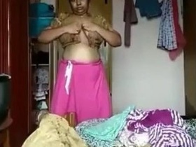Bhabhi's sexy transformation into a seductive outfit
