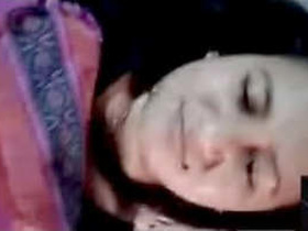 Assami girl pleasures herself with her fingers on video call