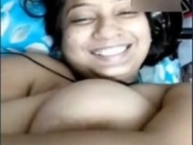 Busty Indian bhabi flaunts her assets on video call