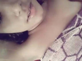 Cute Indian girl plays with her pussy in a naughty video