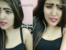 Enjoy Khushi's new video call with audio inside her panties