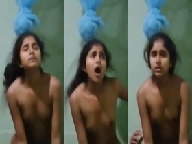 Teenage girl moans as she rides her boyfriend's dick