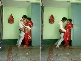 Amateur Indian bhabhi gets fucked standing up