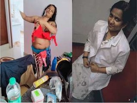 Desi Bhabhi cheats on her lover with a Mallu man in an amateur video