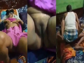 Bengali aunty gets her pussy licked and fucked by her bald uncle