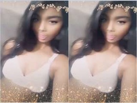 Cute Indian girl flaunts her breasts in part 3