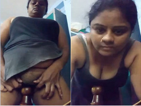 Exclusive video of a horny Indian bhabhi pleasuring herself