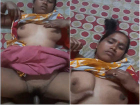 Amateur Bhabhi's boobs pressed and fucked in exclusive video